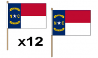 North Carolina Hand Flags